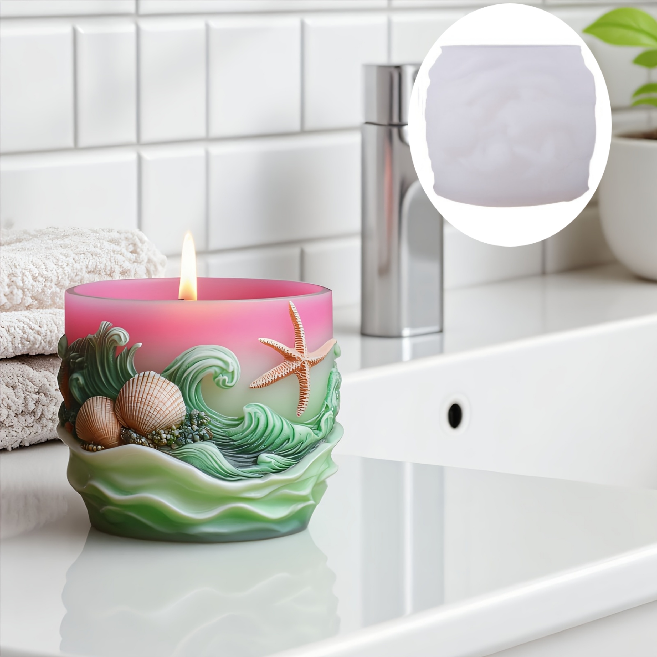 Resin silicone mold 3D ocean w - Resin Ocean Wave Mold のレビューと価格
