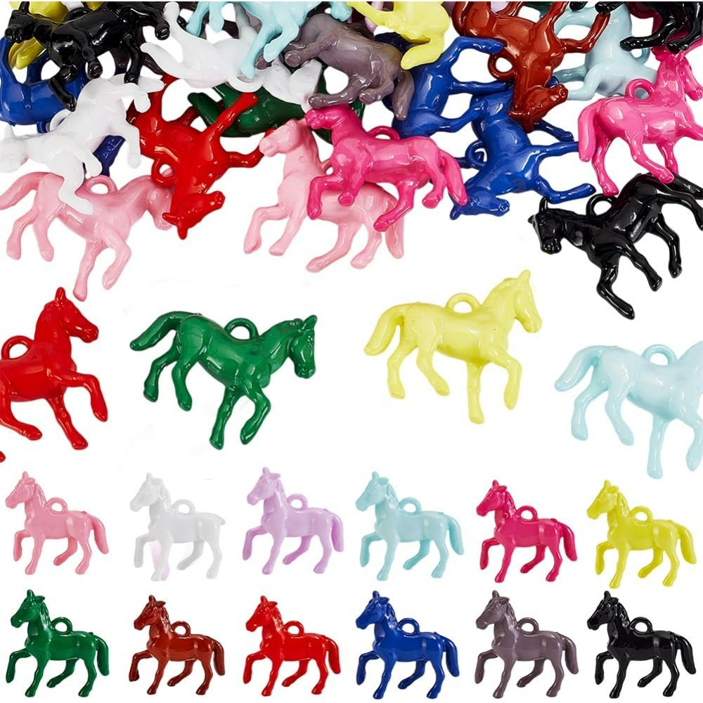 48pcs Opaque Acrylic Pendants  - Resin Crafts のレビューと価格
