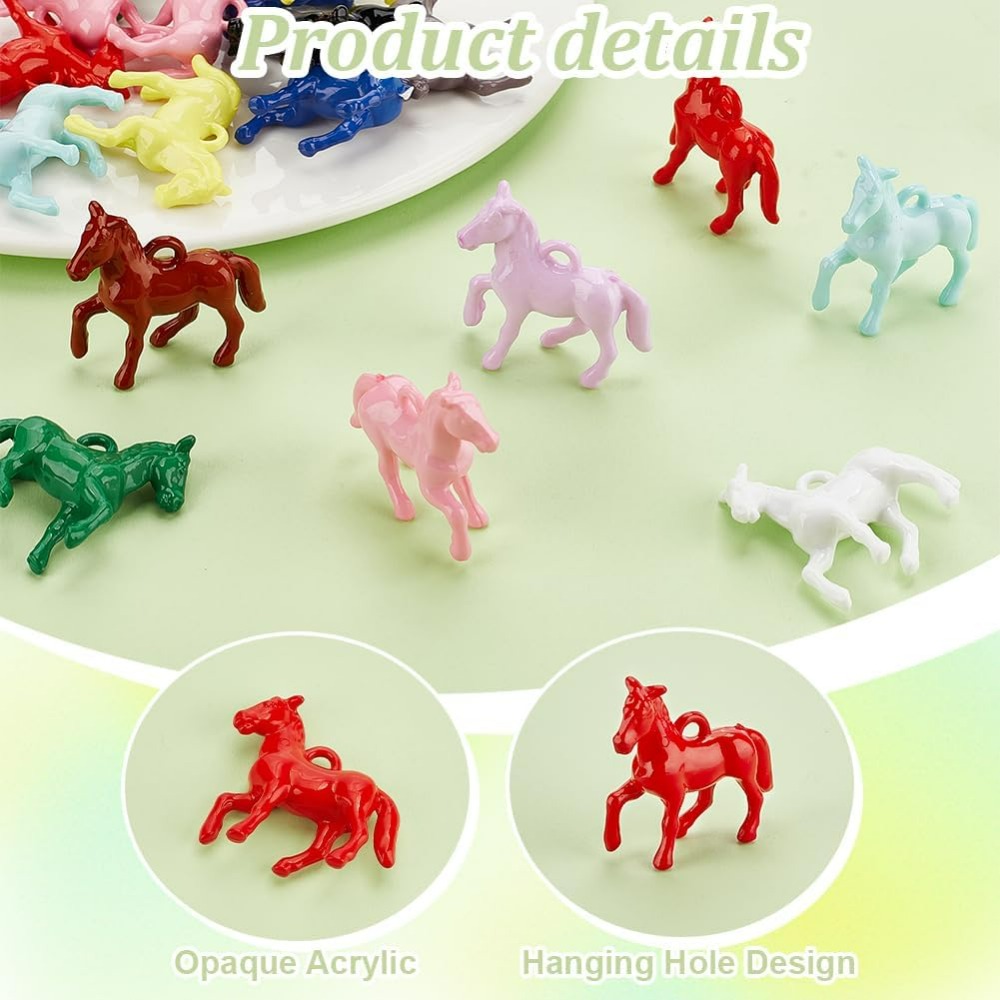 48pcs Opaque Acrylic Pendants  - Resin Crafts のレビューと価格
