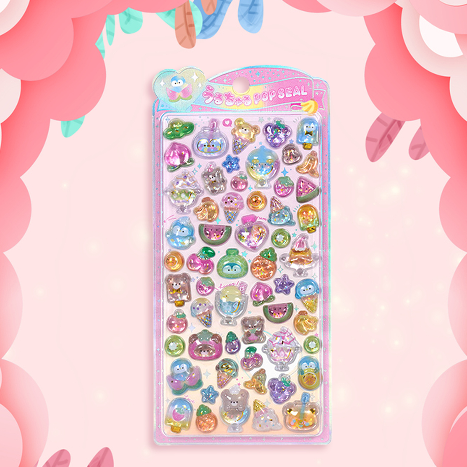 Cute Animal Sticker Pack 3D Sp - Resin Glitter Pack のレビューと価格