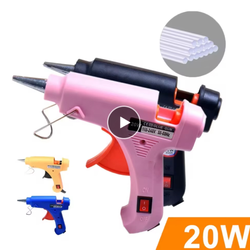 20W EU Plug glue gun.30pcs/10p - Heat Gun Small のレビューと価格