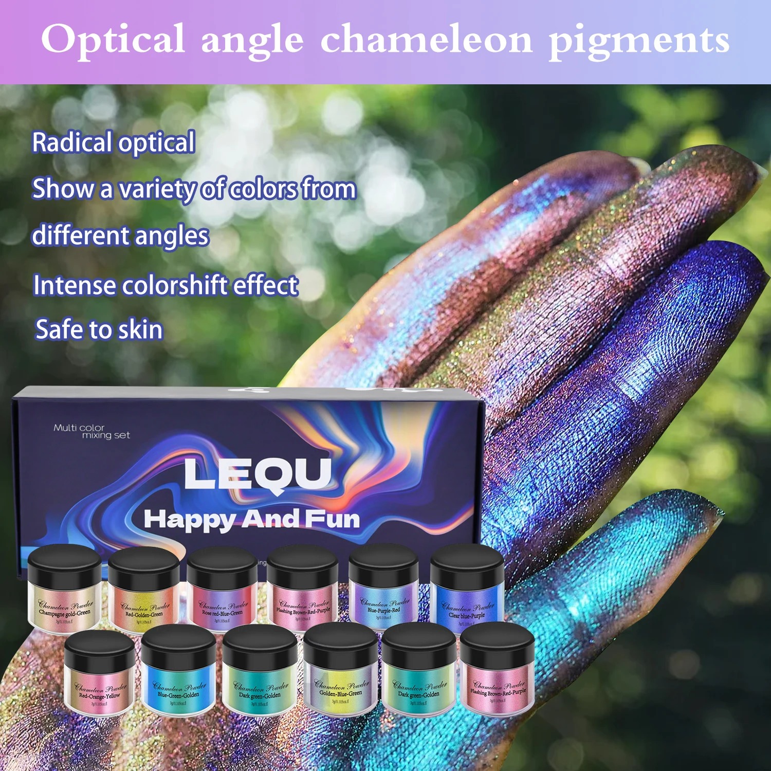 A set of chameleon pink nail c - Resin Glitter Pack のレビューと価格