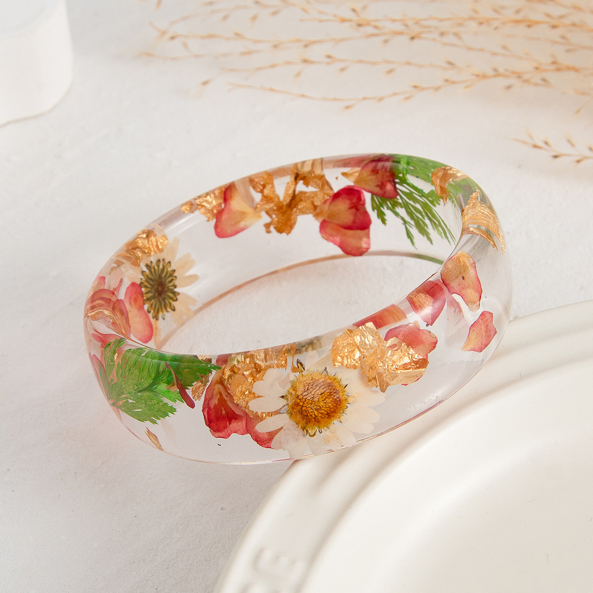 Vintage Flower Leaf Transparen - Dried Flower Bulk のレビューと価格