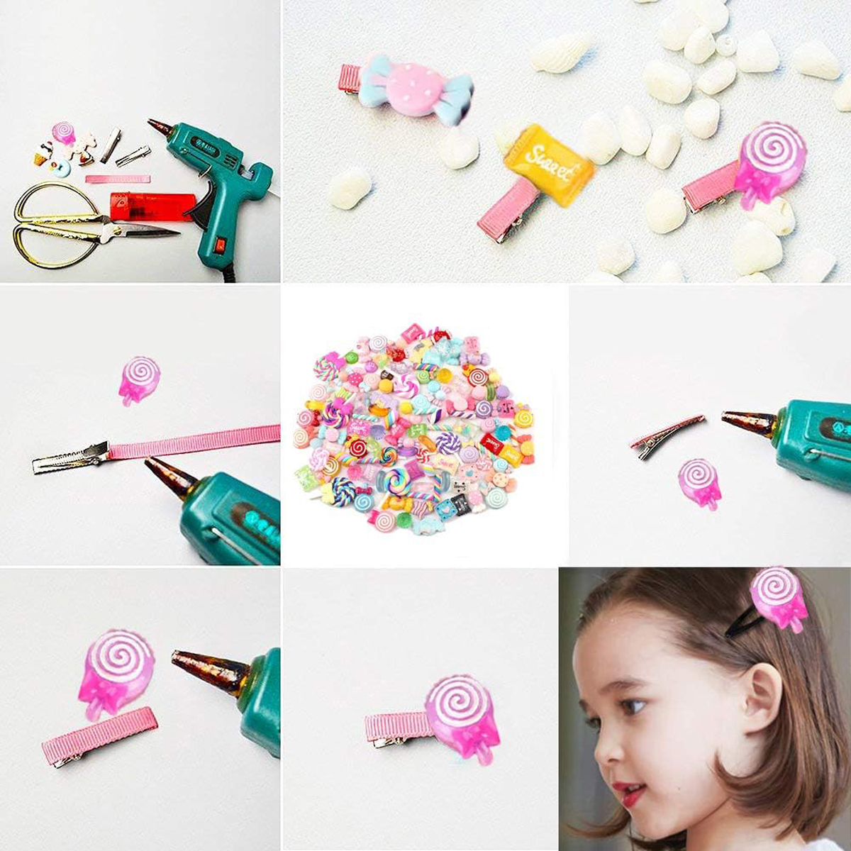 30pcs Random Candy Slime Charm - Resin Jewelry Kit のレビューと価格