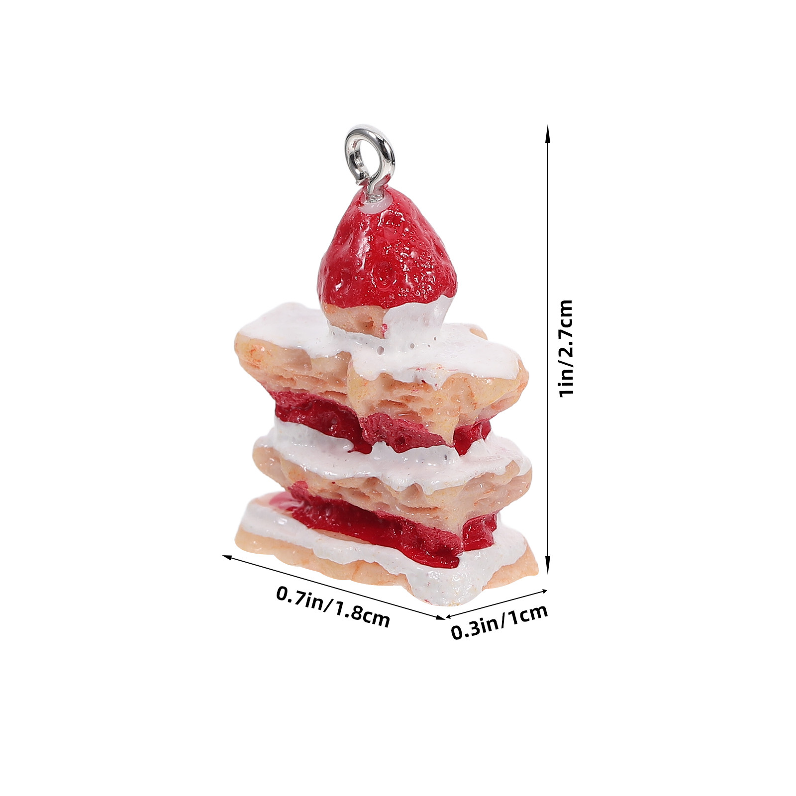 10Pcs Lifelike 3D Strawberry C - Resin Crafts のレビューと価格