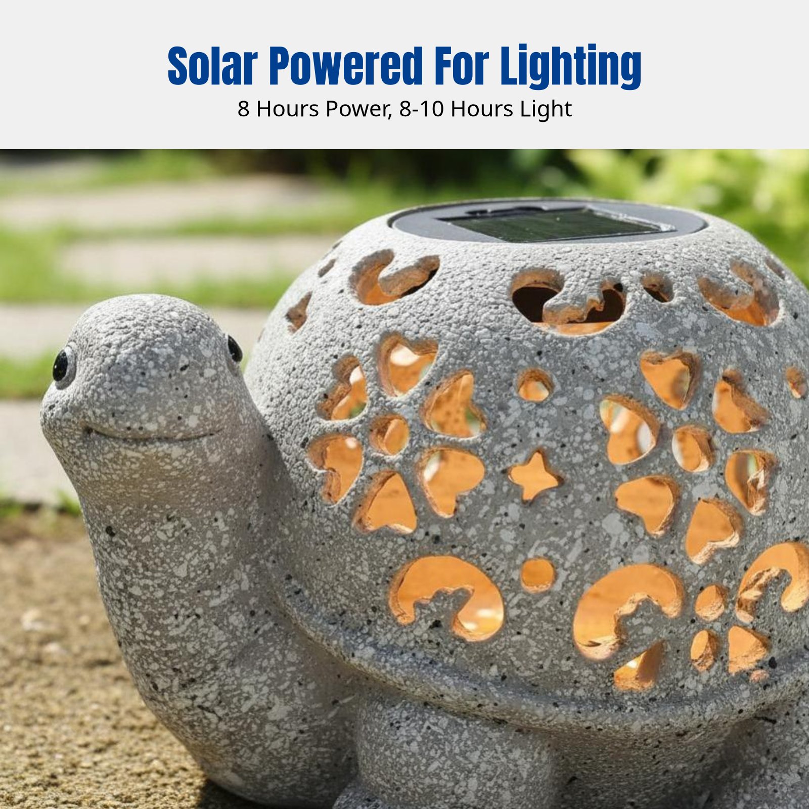Garden Decor, Solar Hollow Tur - Resin Crafts のレビューと価格
