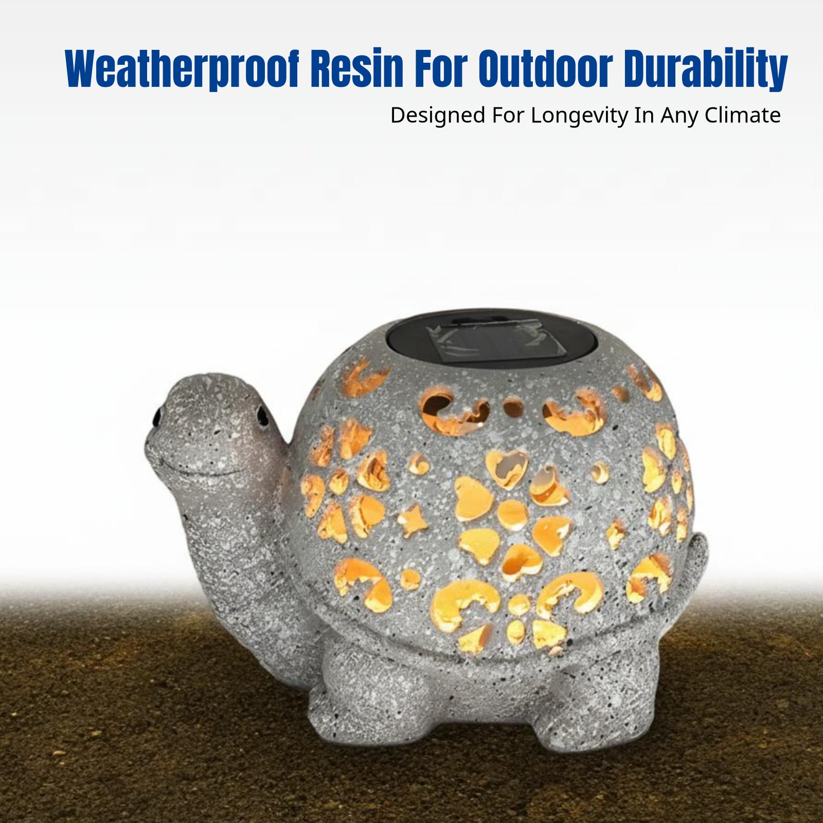 Garden Decor, Solar Hollow Tur - Resin Crafts のレビューと価格