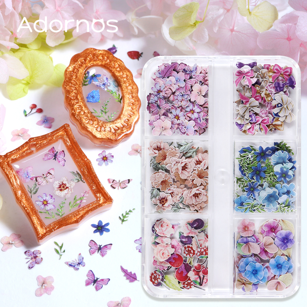 180pcs/box Wood Pulp Flowers C - Flower Preservation Resin のレビューと価格