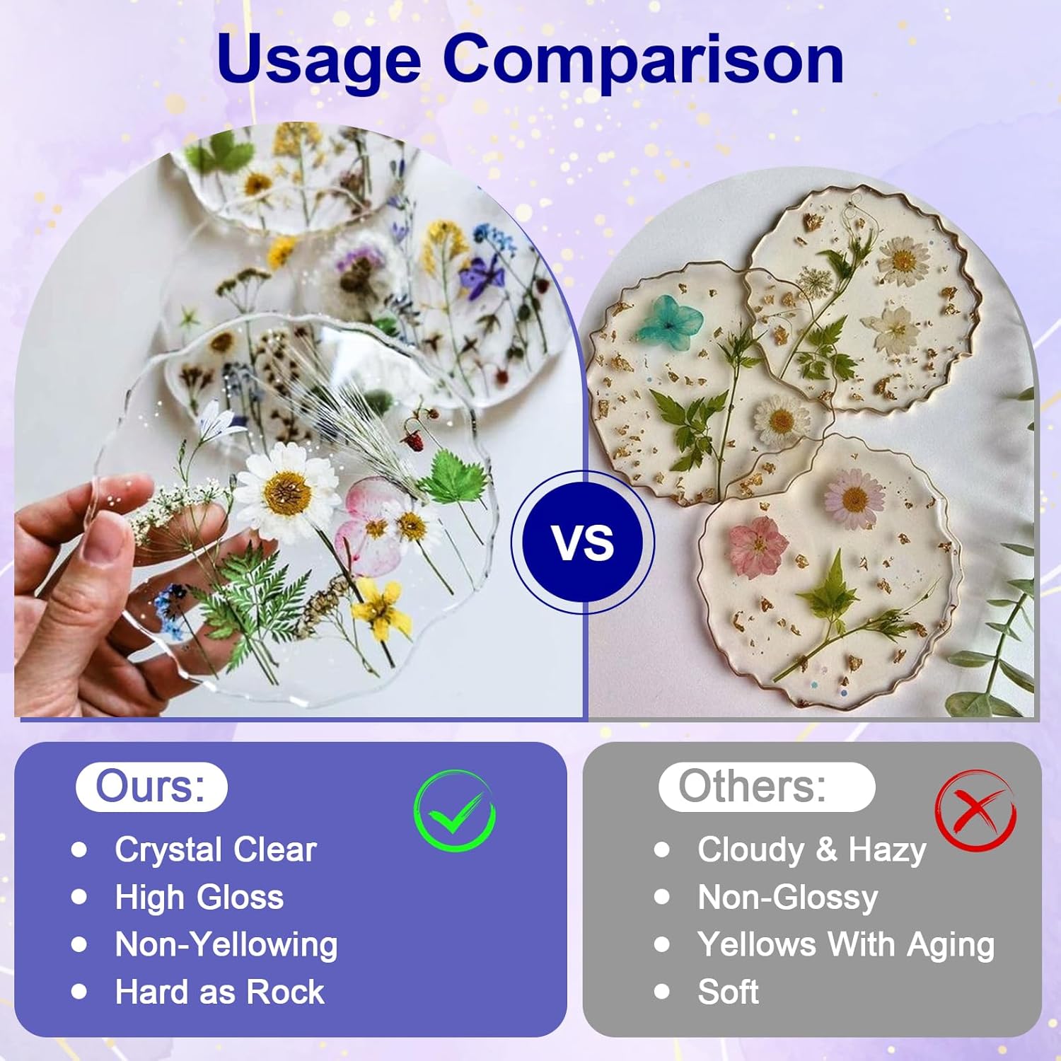 Clear Epoxy Resin AB Glue Hard - Resin Jewelry Kit のレビューと価格