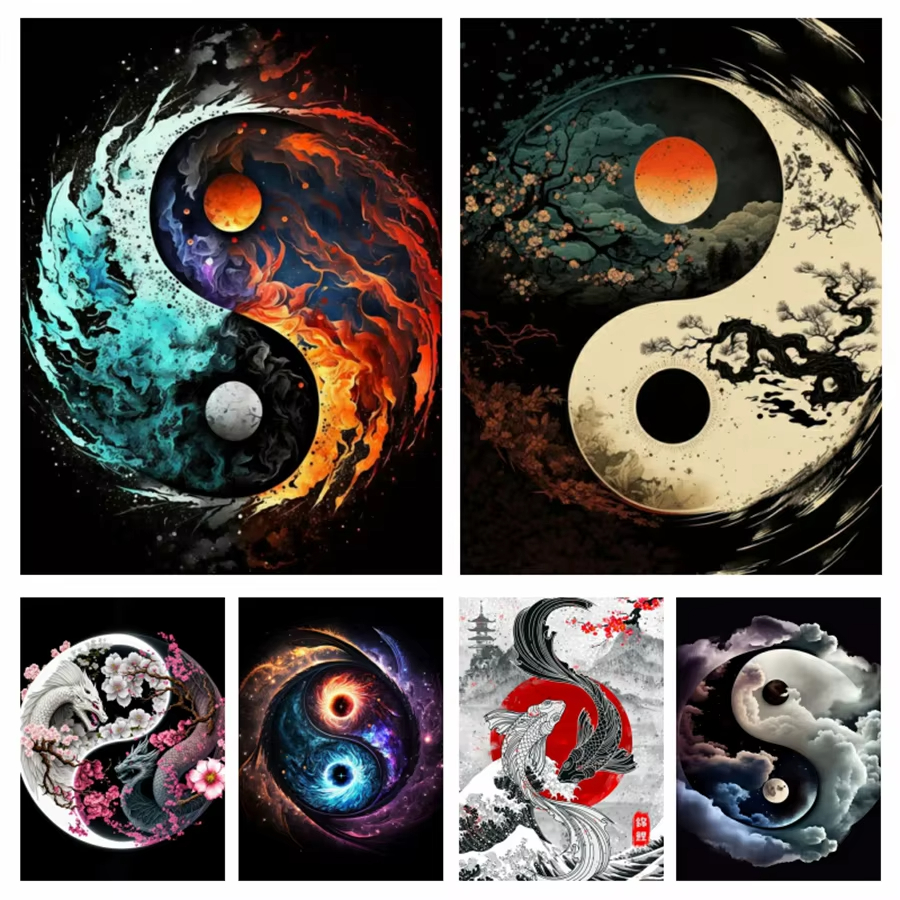 1PC frameless Yin Yang Tree 5D - Resin Craft Kit のレビューと価格