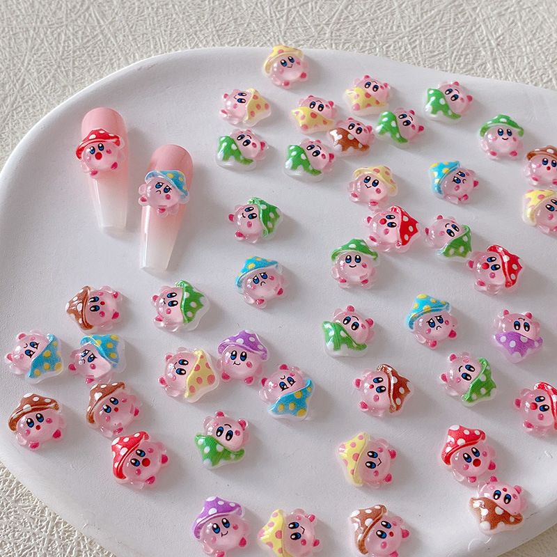 2/10/20pcs Kirby Nail Charms 3 - Resin Crafts のレビューと価格