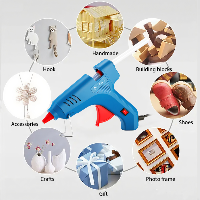 80W Mini Hot Melt Glue Gun DIY - Heat Gun Small のレビューと価格