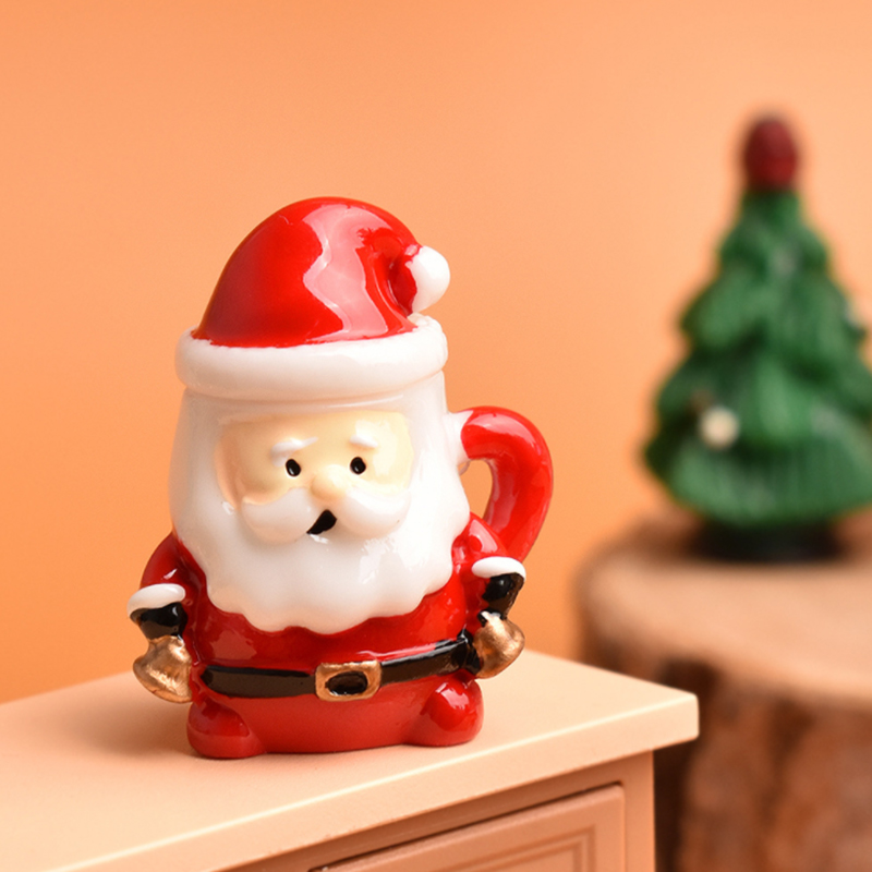 Mini Santa Teacup Ornament - R - Resin Crafts のレビューと価格