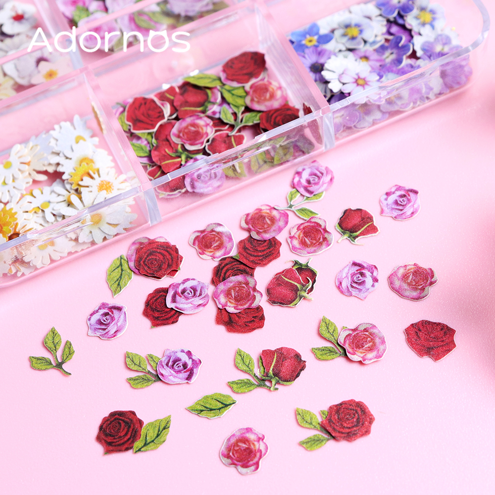 6 Grids Flowers Wood Pulp Chip - Flower Preservation Resin のレビューと価格