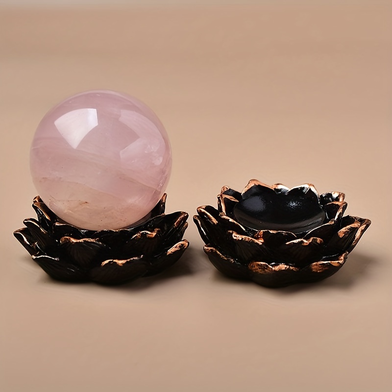 1pc Lotus Flower Crystal Ball  - Flower Preservation Resin のレビューと価格