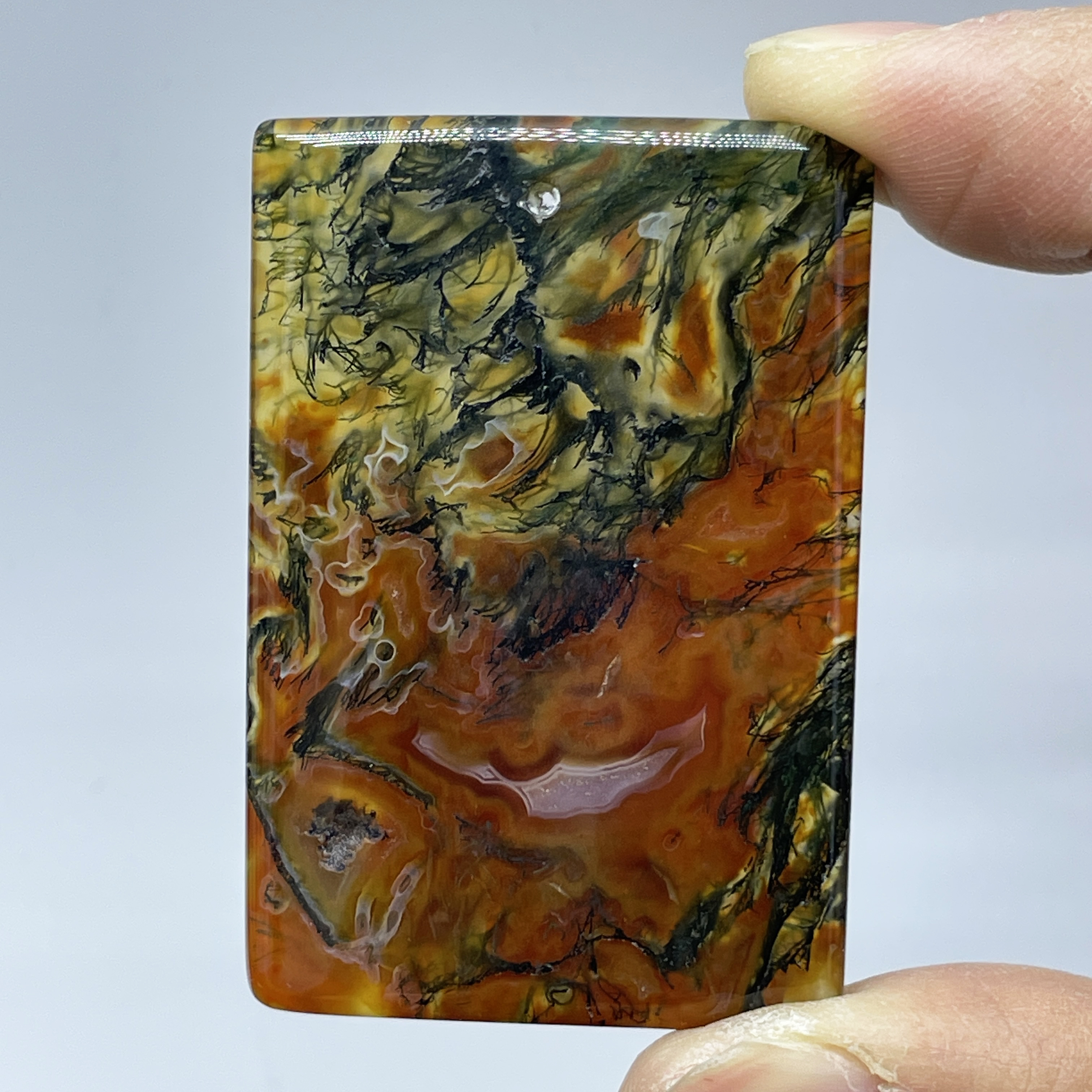 Natural Crystal Moss Agate Wat - Terrarium Moss Art のレビューと価格