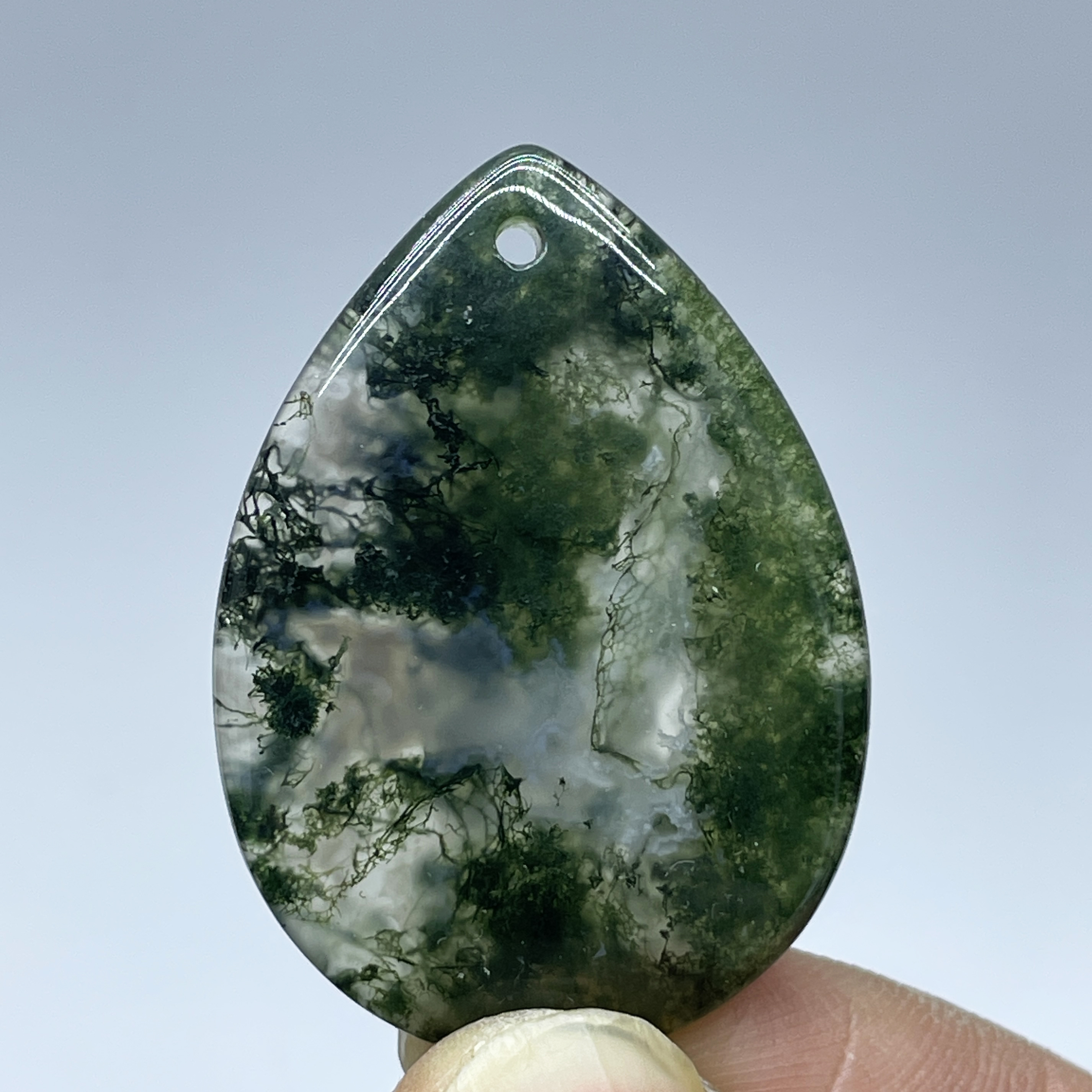 Natural Crystal Moss Agate Wat - Terrarium Moss Art のレビューと価格