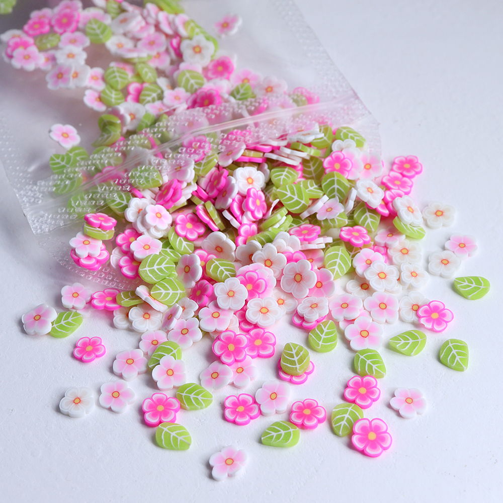 10g Pink Flowers Polymer Clay  - Flower Preservation Resin のレビューと価格