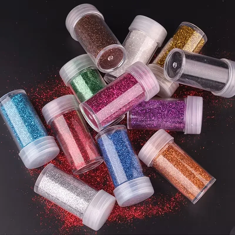 12 Pack Extra Fine Glitter Cra - Resin Glitter Pack のレビューと価格