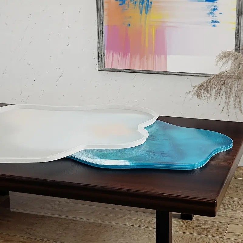 Large 61cm Irregular tray epox - Resin Ocean Wave Mold のレビューと価格