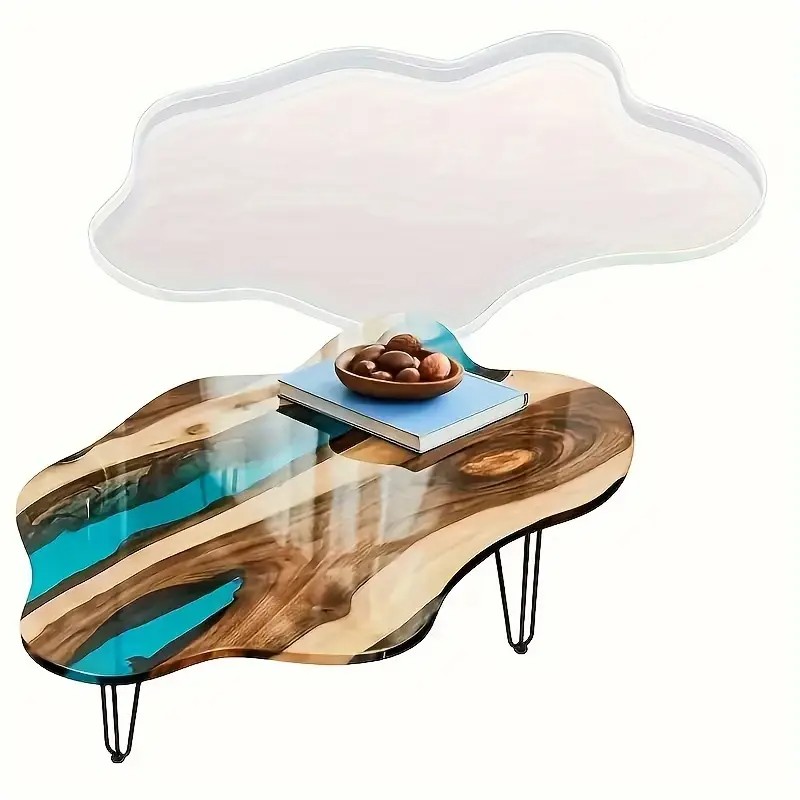 Large 61cm Irregular tray epox - Resin Ocean Wave Mold のレビューと価格