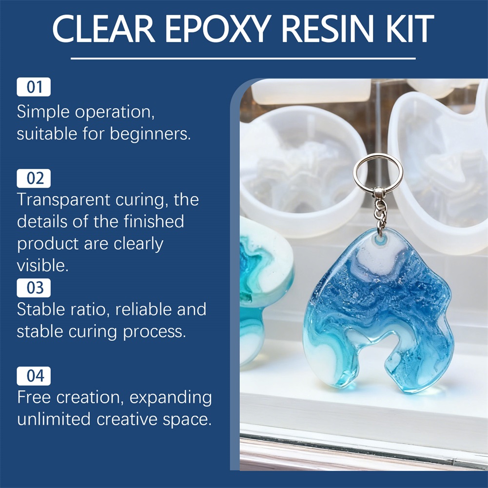 DIY Crystals Clear Epoxys Resi - Resin Jewelry Kit のレビューと価格