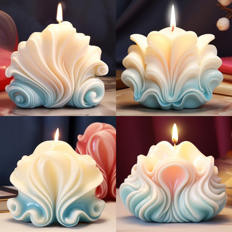 Ocean Shell Candle Silicone Mo - Resin Ocean Wave Mold のレビューと価格