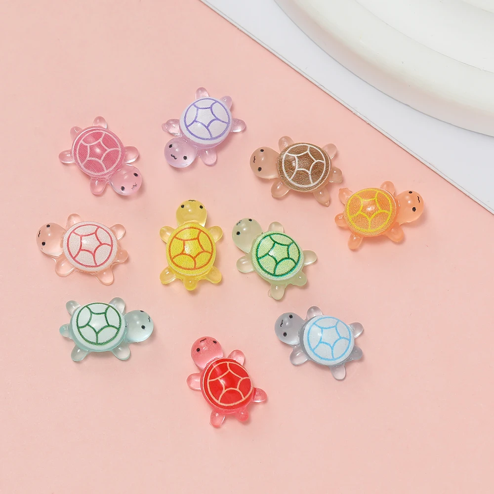 10pcs/lot Mini Resin Sea Turtl - Resin Crafts Diy のレビューと価格