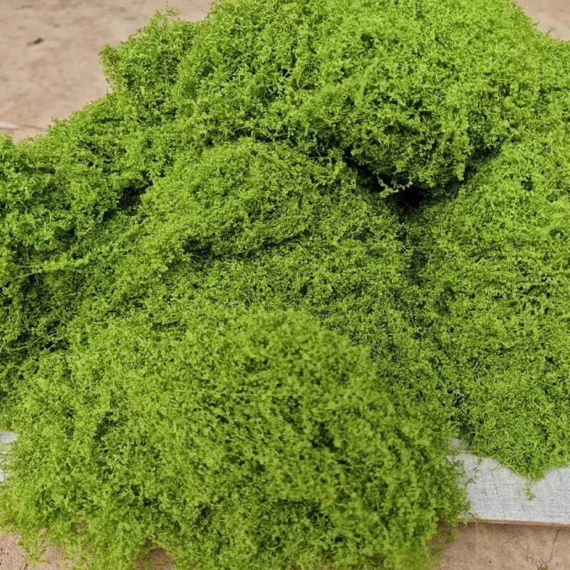 30g Fake Moss Artificial Green - Terrarium Moss Art のレビューと価格