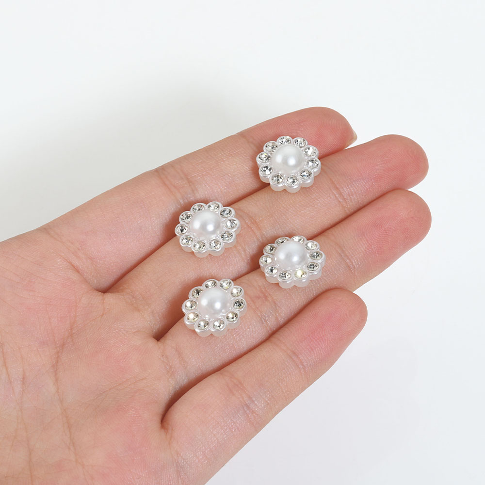 50pcs White Flat Imitation Pea - Flower Preservation Resin のレビューと価格