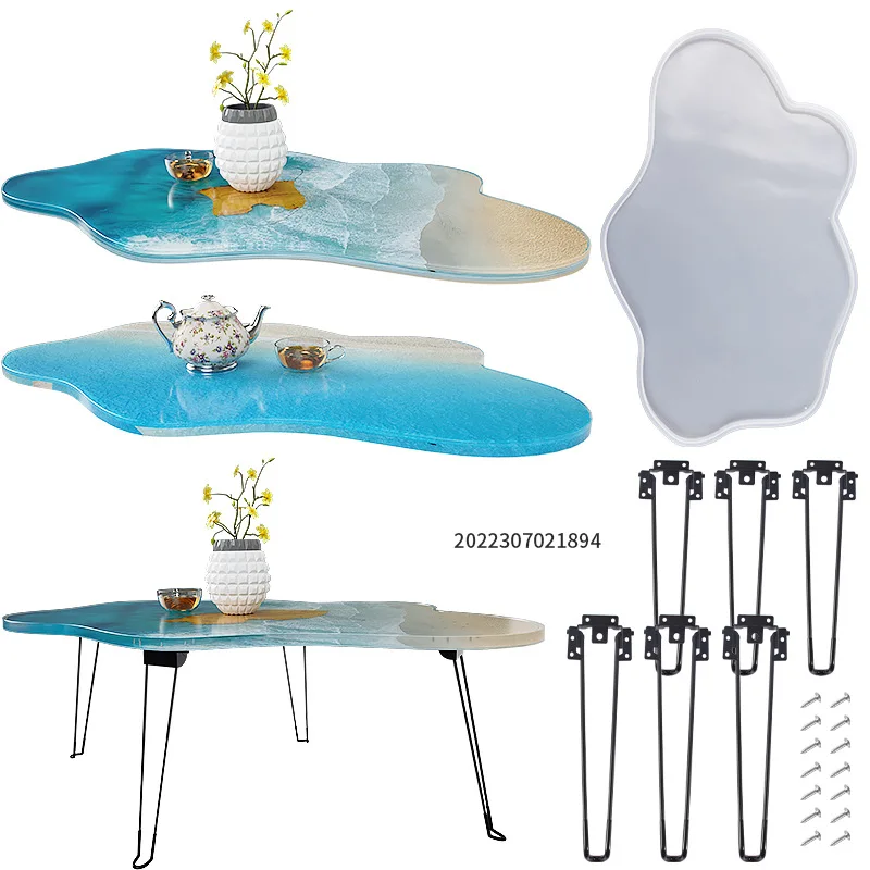 Large 61cm Irregular tray epox - Resin Ocean Wave Mold のレビューと価格