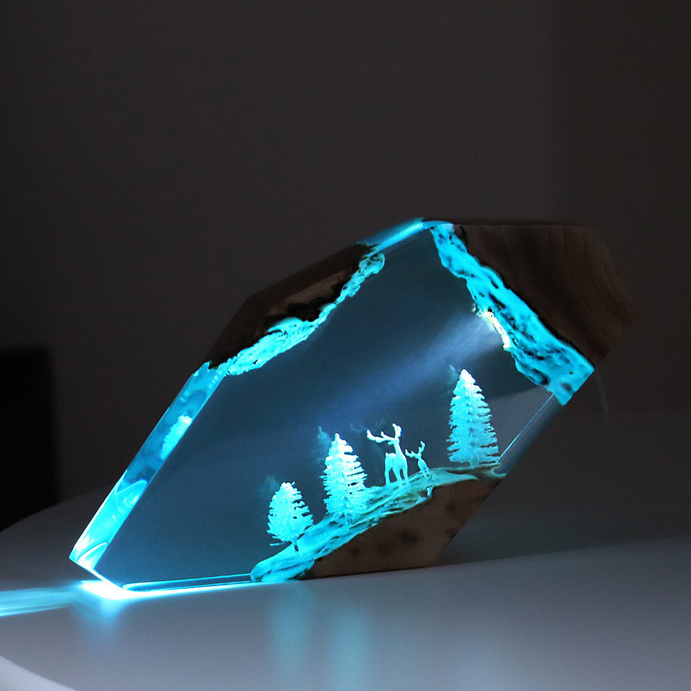 Forest Fairy Deer Desktop Art  - Resin Crafts のレビューと価格