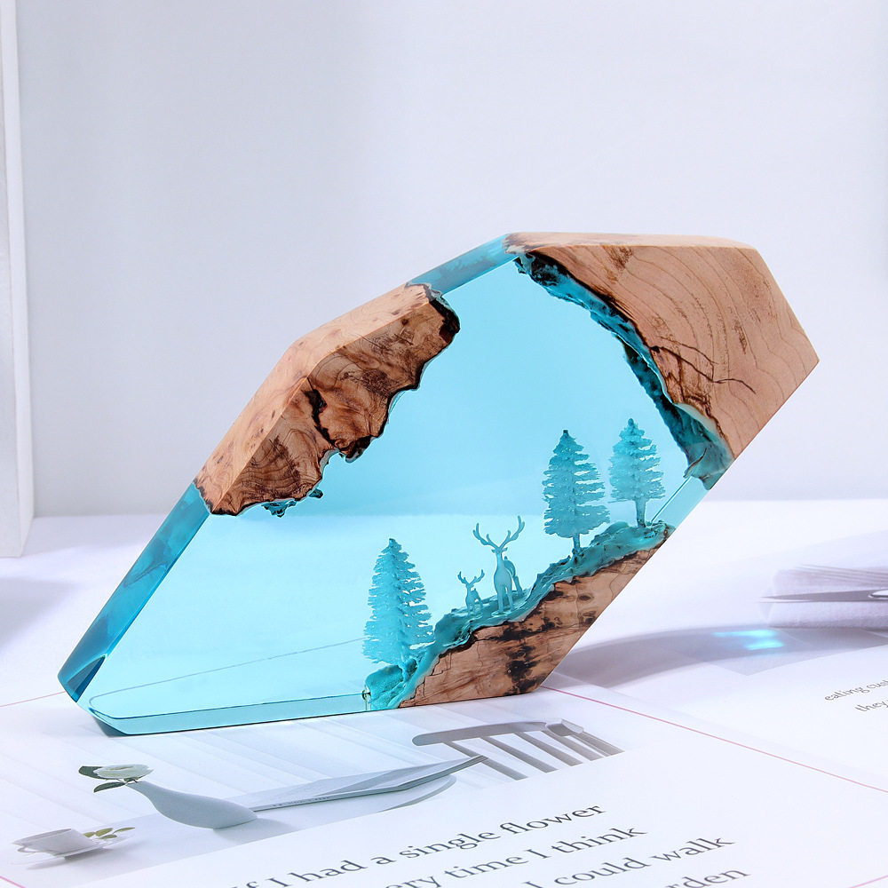 Forest Fairy Deer Desktop Art  - Resin Crafts のレビューと価格