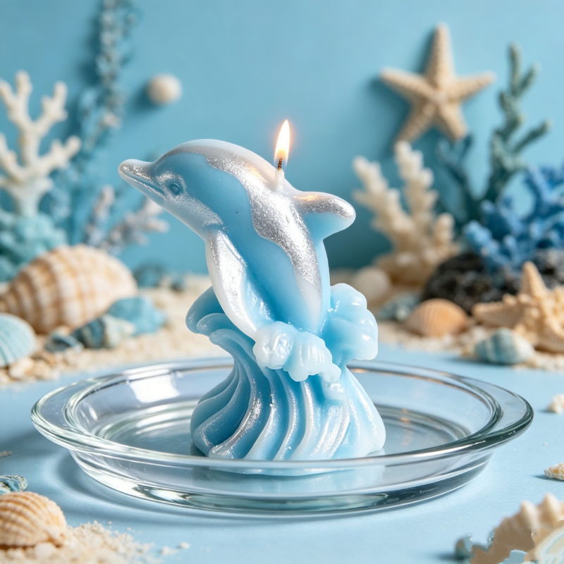 3D Whale & Dolphin with Wave S - Resin Ocean Wave Mold のレビューと価格
