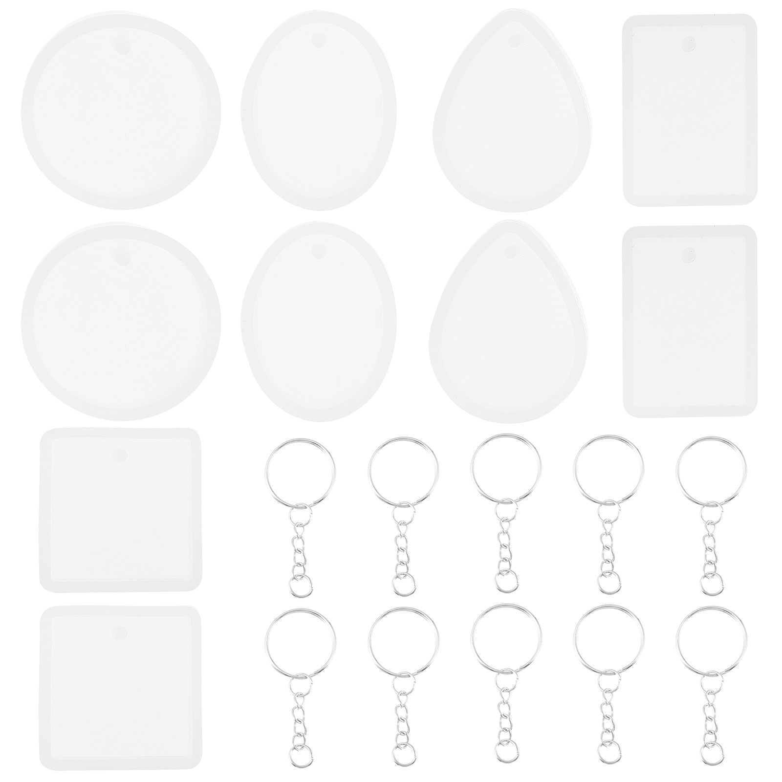 10pcs Diy Keychain Pendant Cha - Resin Crafts のレビューと価格