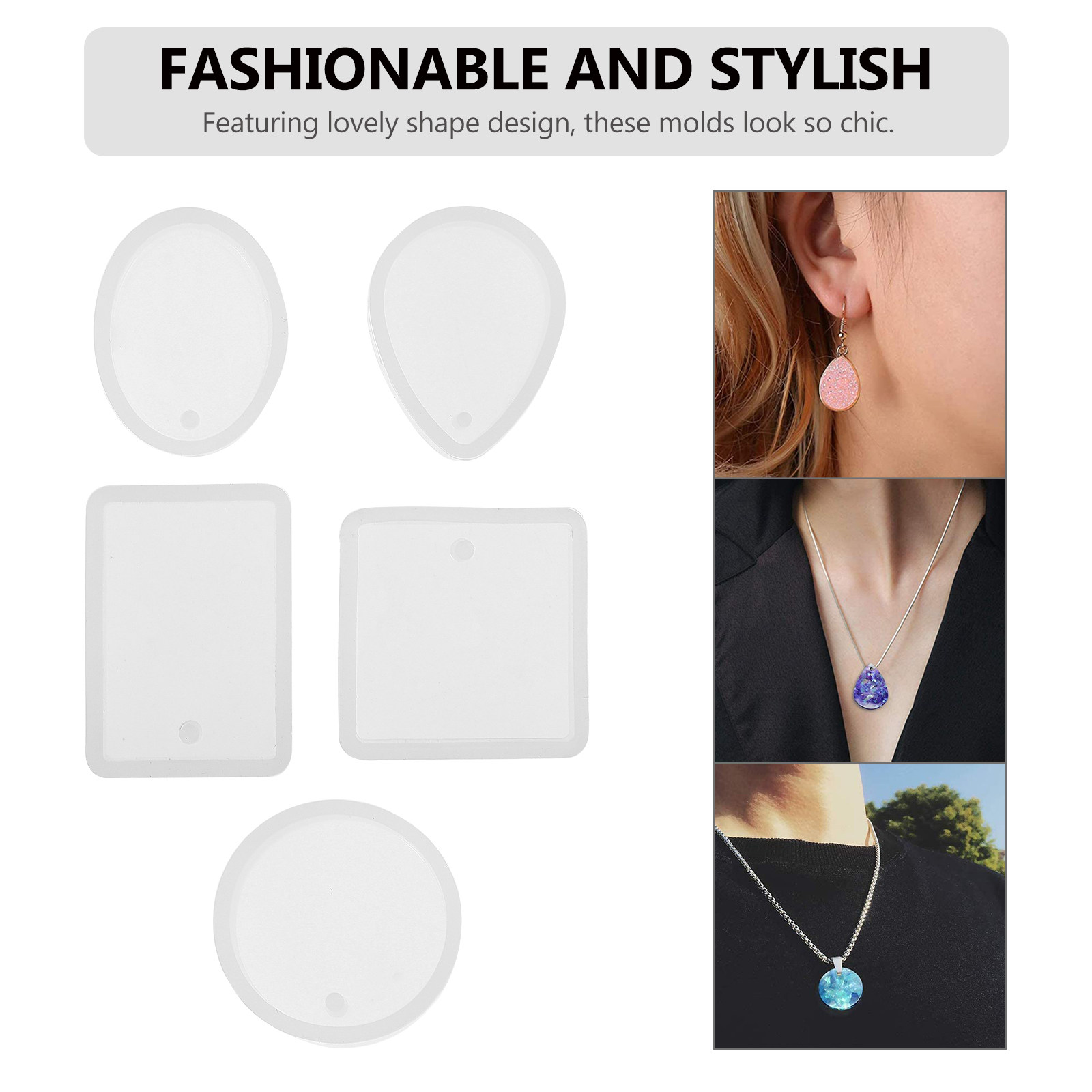 10pcs Diy Keychain Pendant Cha - Resin Crafts のレビューと価格