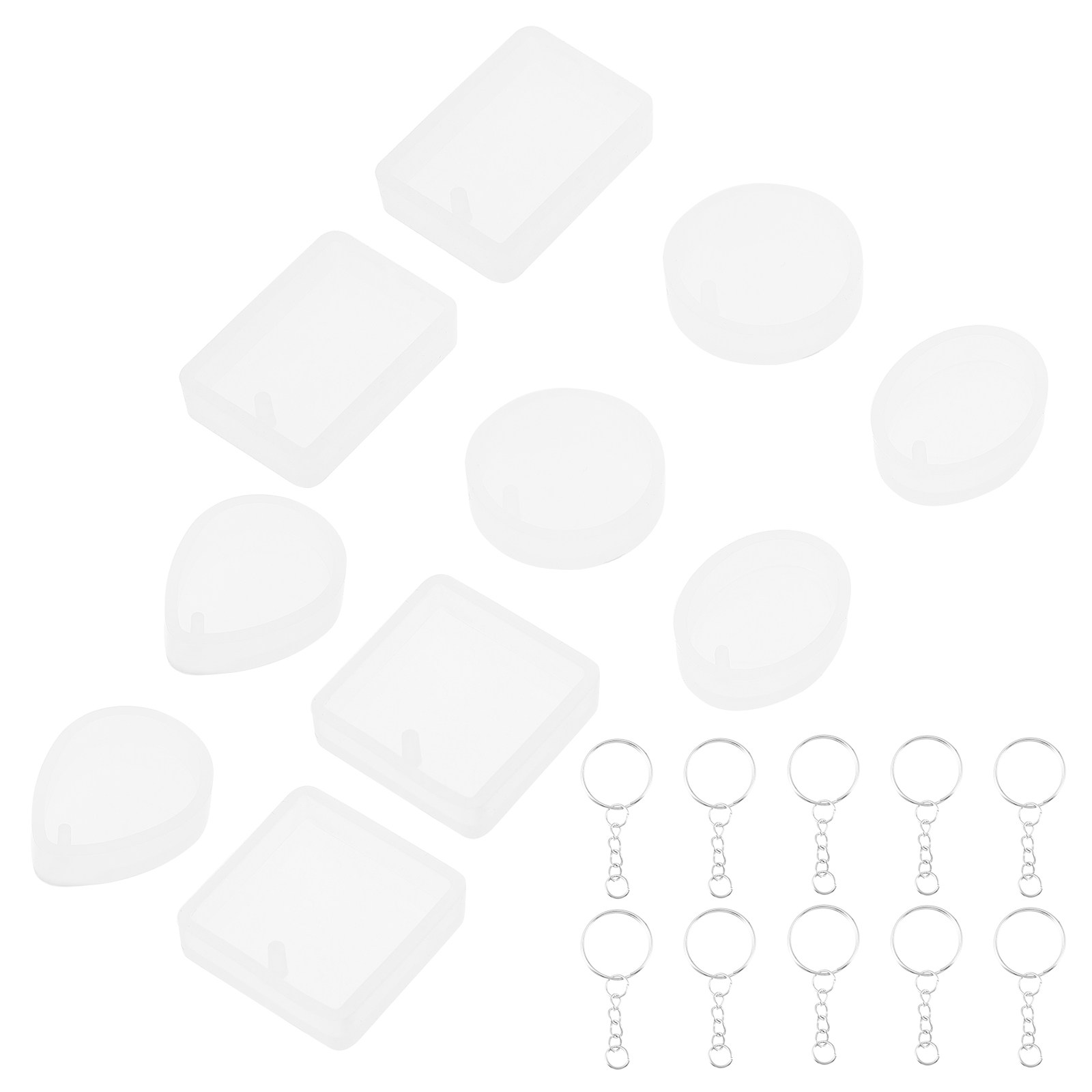 10pcs Diy Keychain Pendant Cha - Resin Crafts のレビューと価格