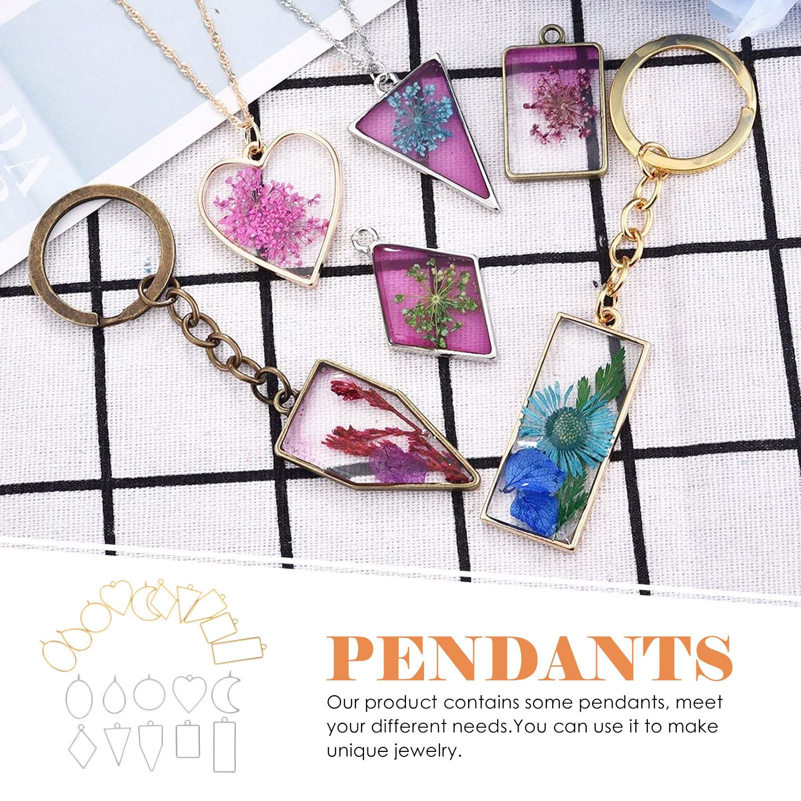 20Pcs Zinc Alloy Hollow Heart  - Resin Crafts のレビューと価格