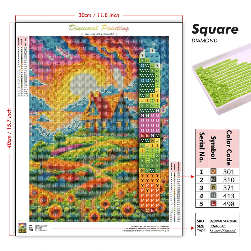 1PC frameless Easter Jesus Squ - Resin Craft Kit のレビューと価格