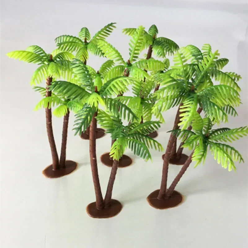 5Pcs Mini Plastic Coconut Palm - Terrarium Moss Art のレビューと価格