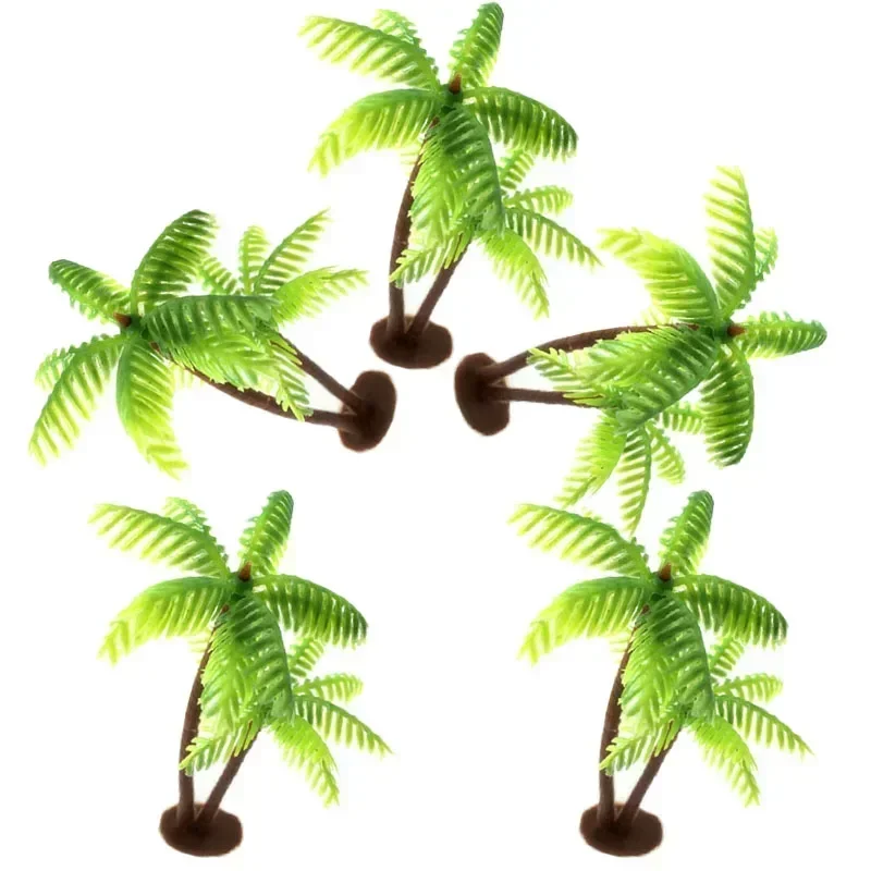 5Pcs Mini Plastic Coconut Palm - Terrarium Moss Art のレビューと価格