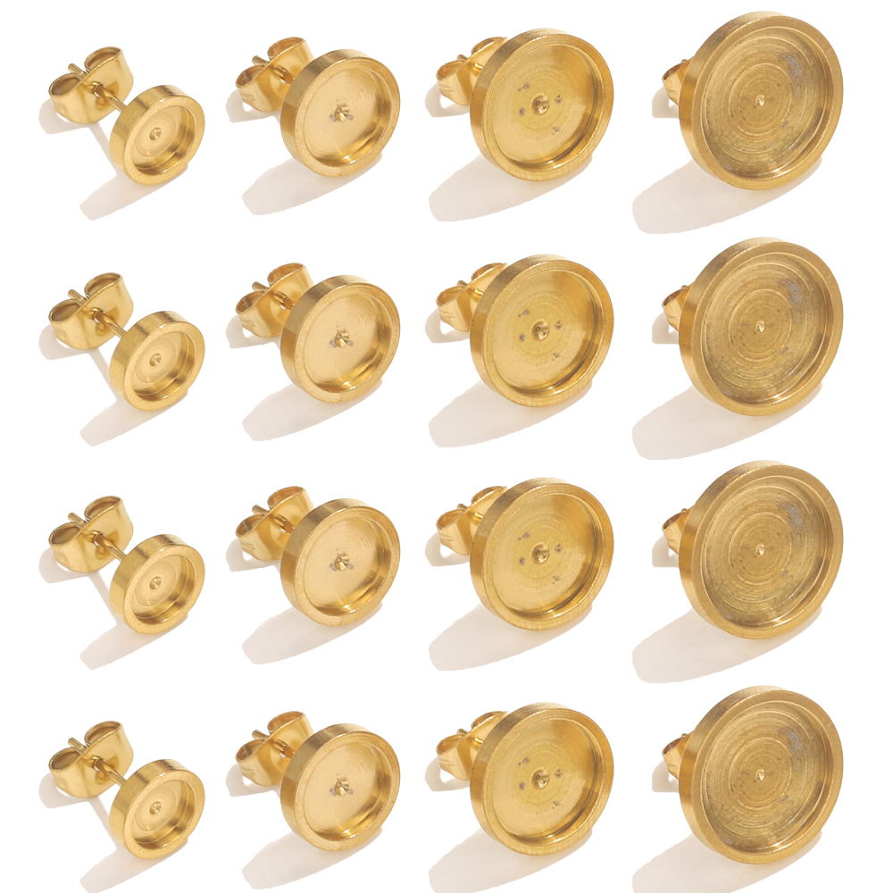 10pcs Stainless Steel Gold Ear - Resin Jewelry Kit のレビューと価格
