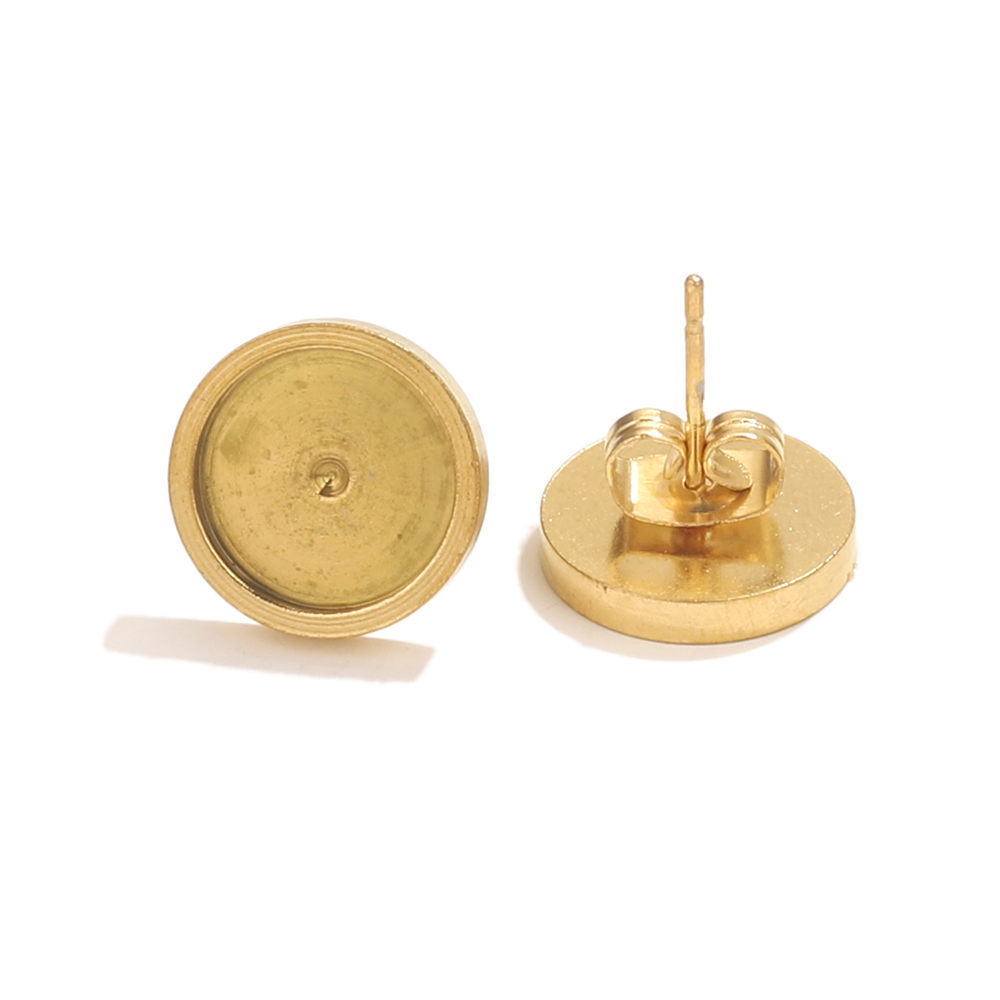 10pcs Stainless Steel Gold Ear - Resin Jewelry Kit のレビューと価格