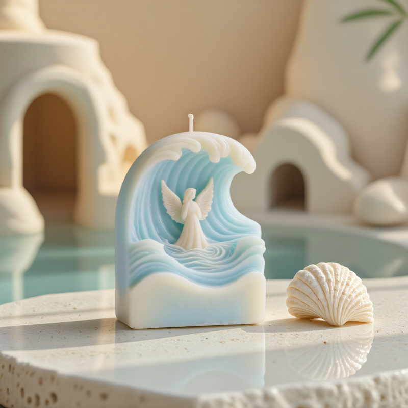 2pcs Wave Angel Silicone Mold  - Resin Ocean Wave Mold のレビューと価格